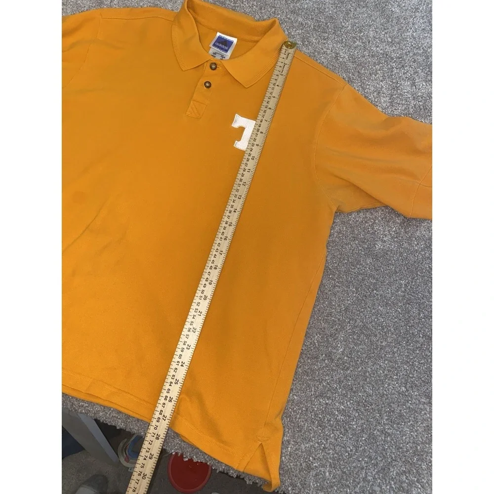 Adidas Tennessee Volunteers Vols Polo Shirt Orange Short Sleeve Men‎ Large NCAA